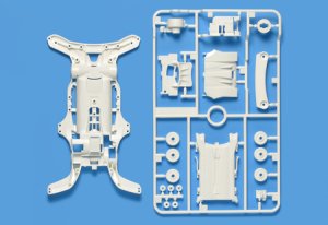 画像1: タミヤ 95251 AR強化シャーシ（ホワイト）