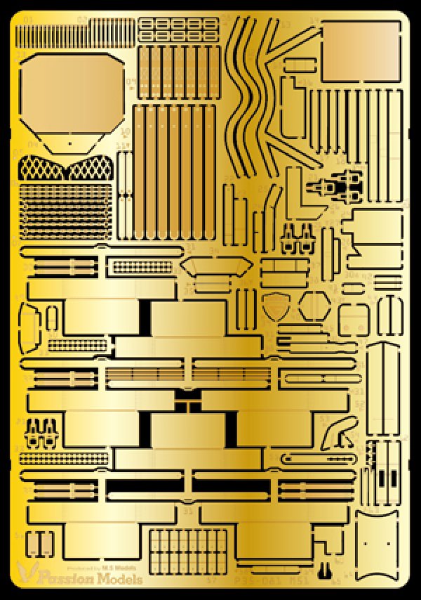画像1: パッションモデルズ P35-081　1/35 M51スーパーシャーマン用エッチングセット (タミヤ:35323用)