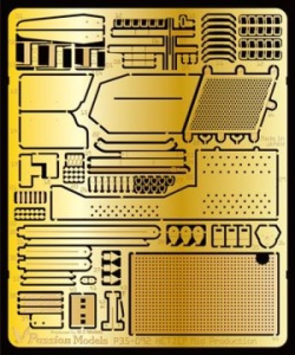 画像1: Passion Models P35-092 1/35 ヘッツアー中期型エッチングセット(タミヤ用) [対応キット：タミヤMM35285]