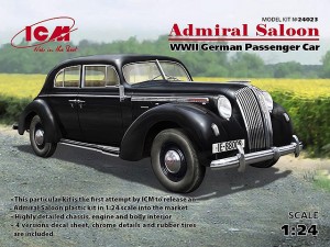 ICM 1/24 24023 ドイツ アドミラル サルーン乗用車 プラモデル激安通信販売