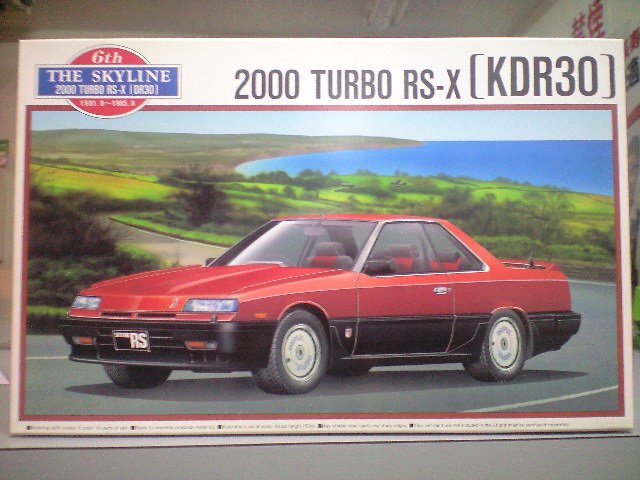 アオシマ 1/24 ザ・スカイラインシリーズNo.4 R30スカイライン2000